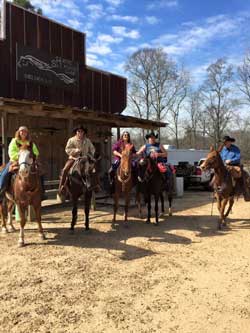 Riders at the Saloon