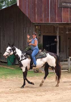 Woman rider